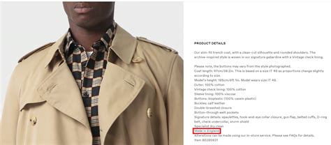 wo wird burberry hergestellt|burberry deutsch.